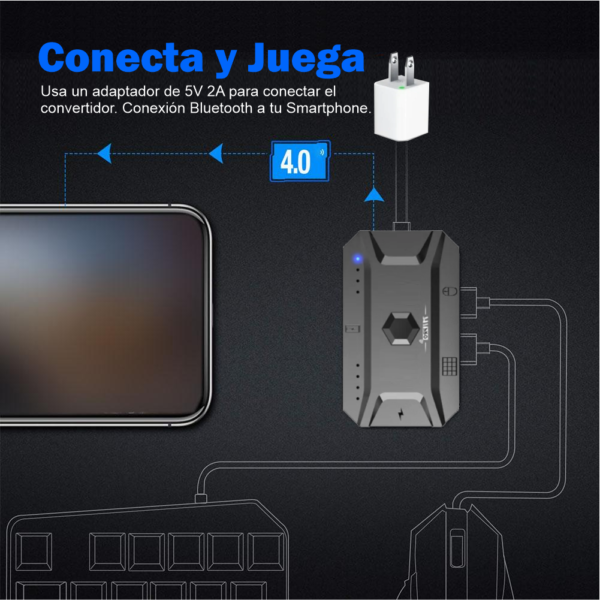 combo gamer para celular