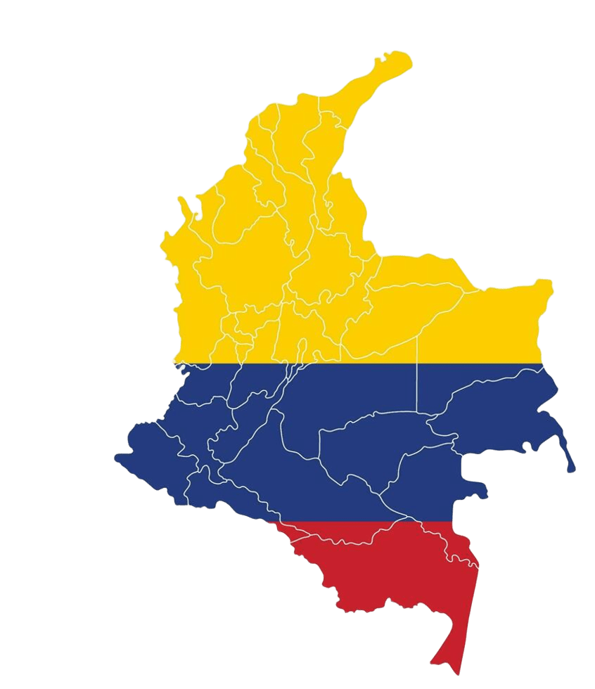 Mapa de Colombia - Cobertura nacional